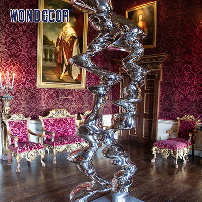 Outdoor Stainless Steel Sculpture Park Square Garden