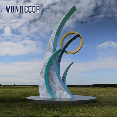 Large stainless steel abstract sculptures suitable for park squares