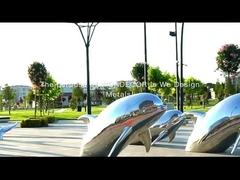 Scultura in acciaio inossidabile