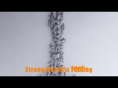 Decorazione Abstrct dell'hotel della scultura della parete della cascata della lucidatura