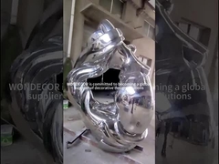 Scultura in acciaio inossidabile