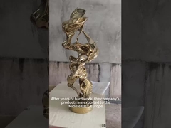 Grande astratto all'aperto piazza arte metallica il lago Taihu rocciosa scultura in acciaio inossidabile