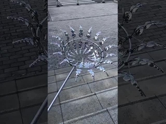 Scultura in acciaio inossidabile